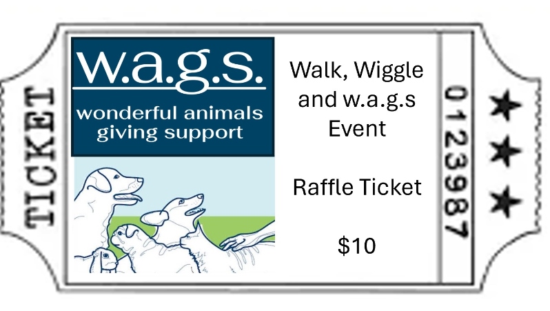 Walk, Wiggle and WAGS Raffle Ticket